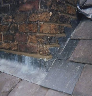Chimney flashing Storm Damaged Roof Repair